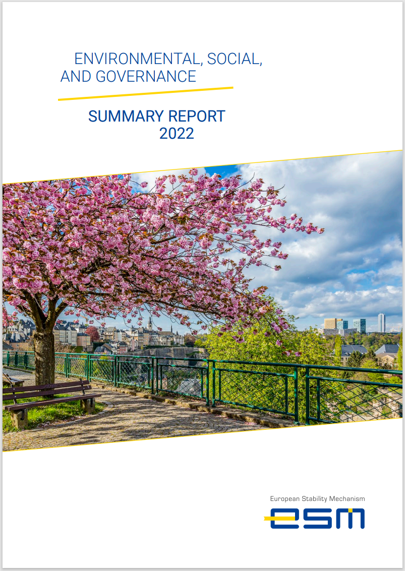 ESG Summary Report 2022 cover
