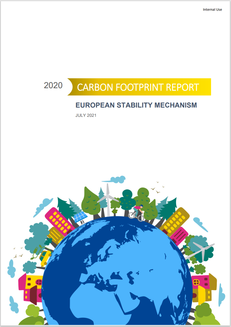 carbon footprint report 2020 cover