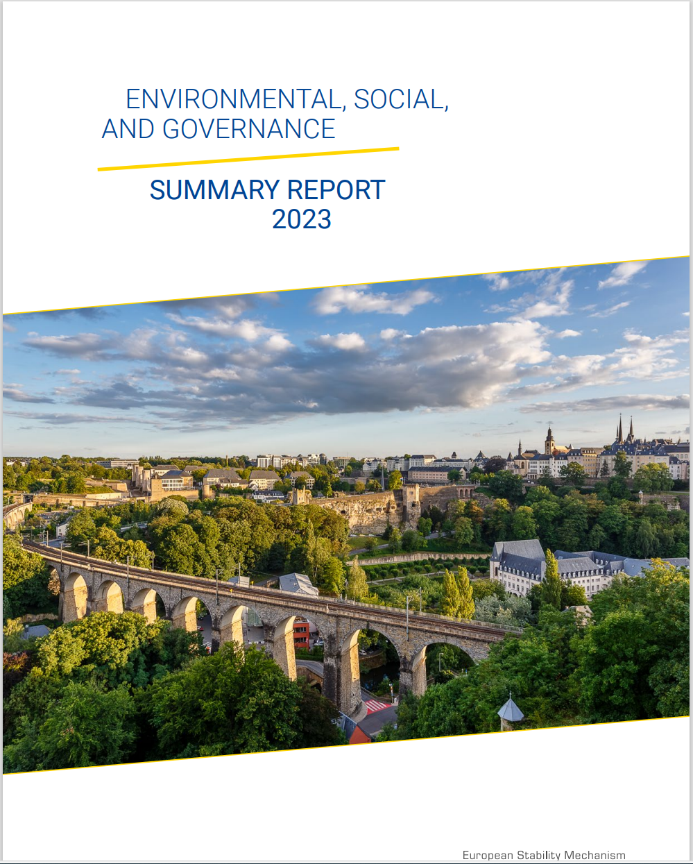 ESG Summary Report 2023 cover