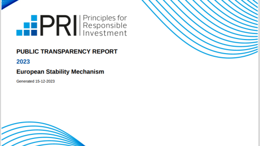 PRI public transparency report 2023 ESM