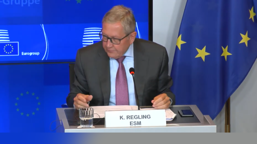 Klaus Regling at Eurogroup Press Conference 1 October 2018-724-466