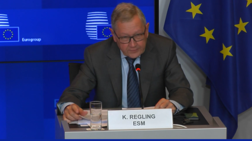 Klaus Regling at Eurogroup Press Conference 14 June 2019-724-466