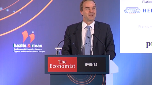 Rolf Strauch at Economist 14th Cyprus Summit-724-466